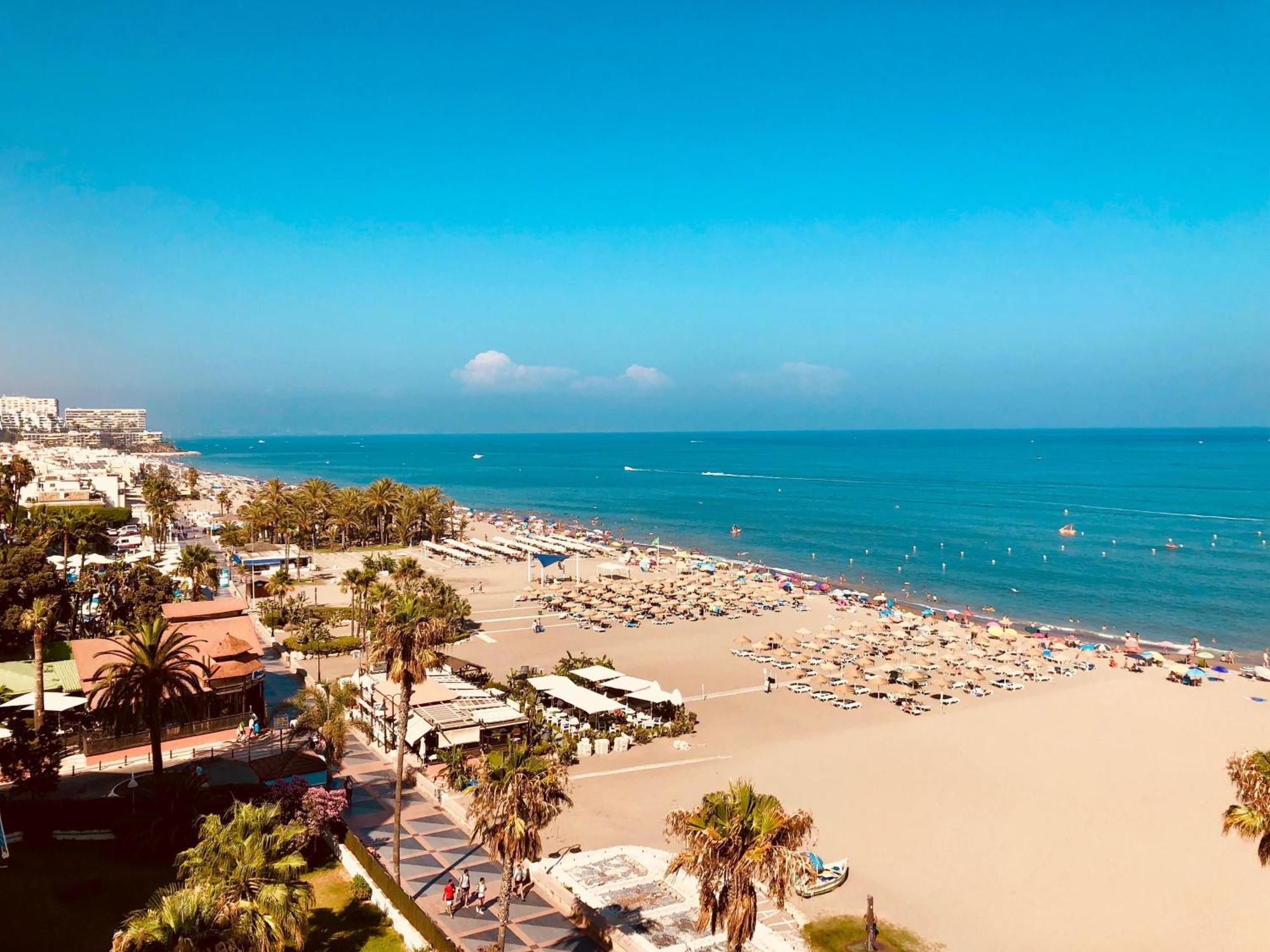Апартаменты Carihuela Playa - 2ª Linea De Playa - Piscina - Parking Gratis Торремолинос Экстерьер фото